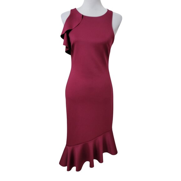 Banana Republic Dresses & Skirts - Banana Republic Size 4 Wine Colored Wrinkle-Resistant Sleeveless Cocktail Dress